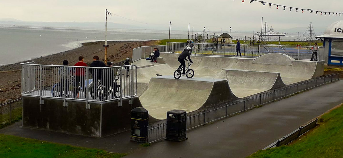 Largs Skatepark Scottish Skatepark Directory